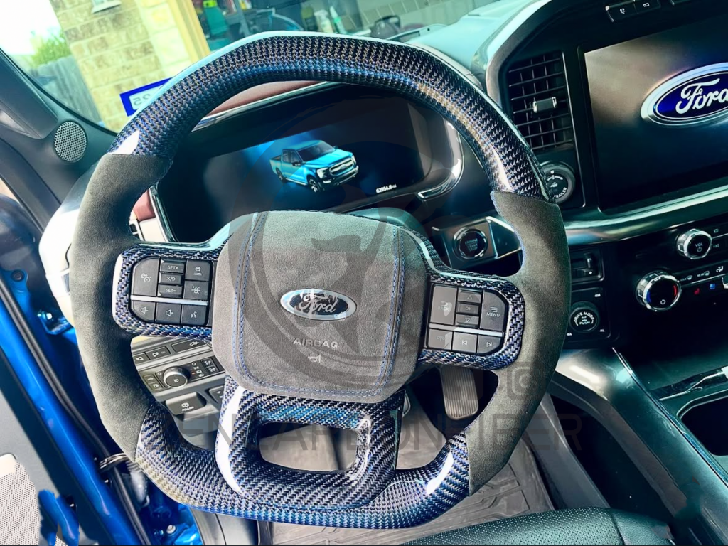 2021 + Ford F150 Carbon Fiber Steering Wheel Steering Wheel