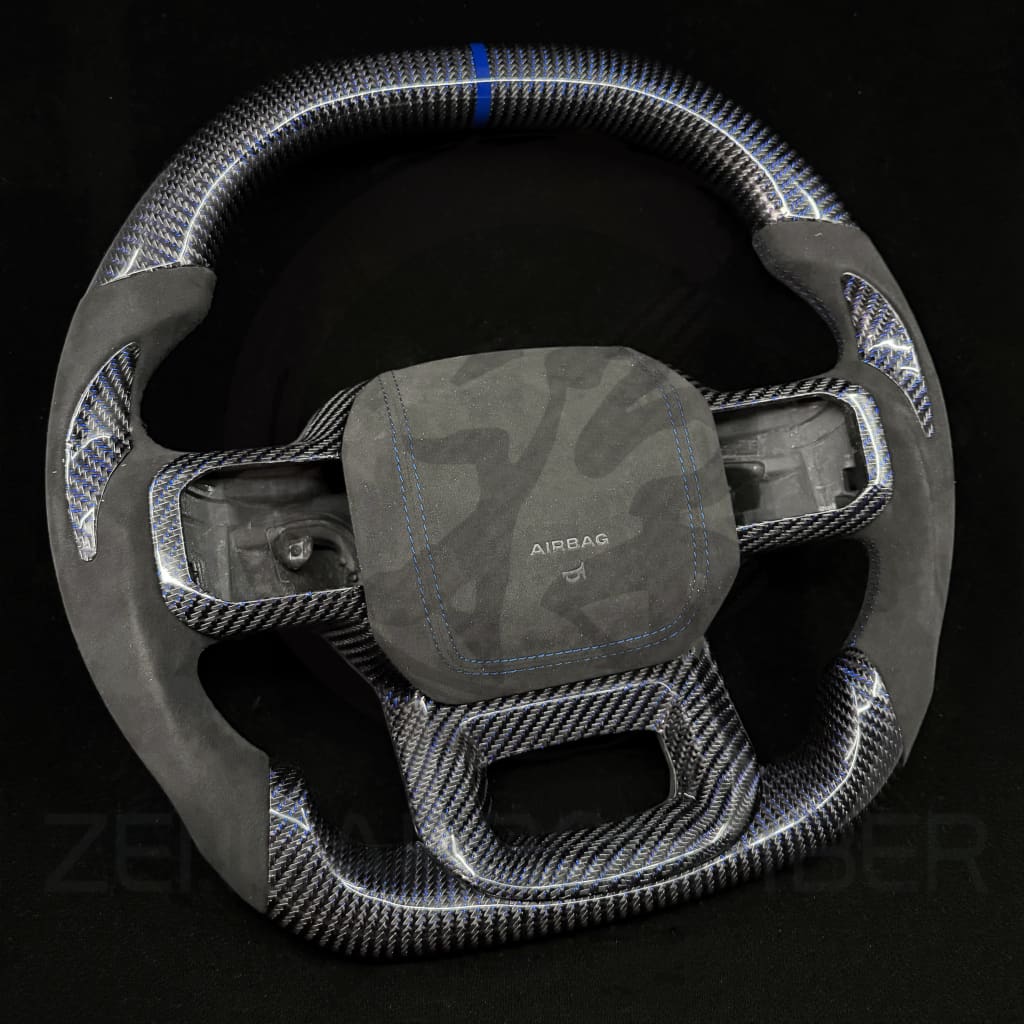 2021+ Ford F150 Carbon Fiber Steering Wheel - Steering Wheels