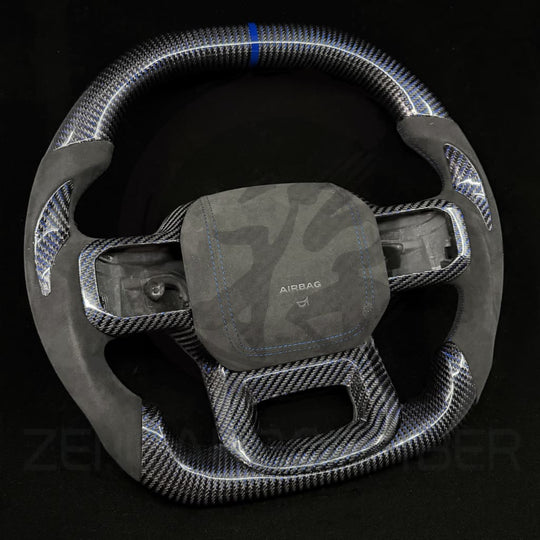 2021+ Ford F150 Carbon Fiber Steering Wheel - Steering Wheels