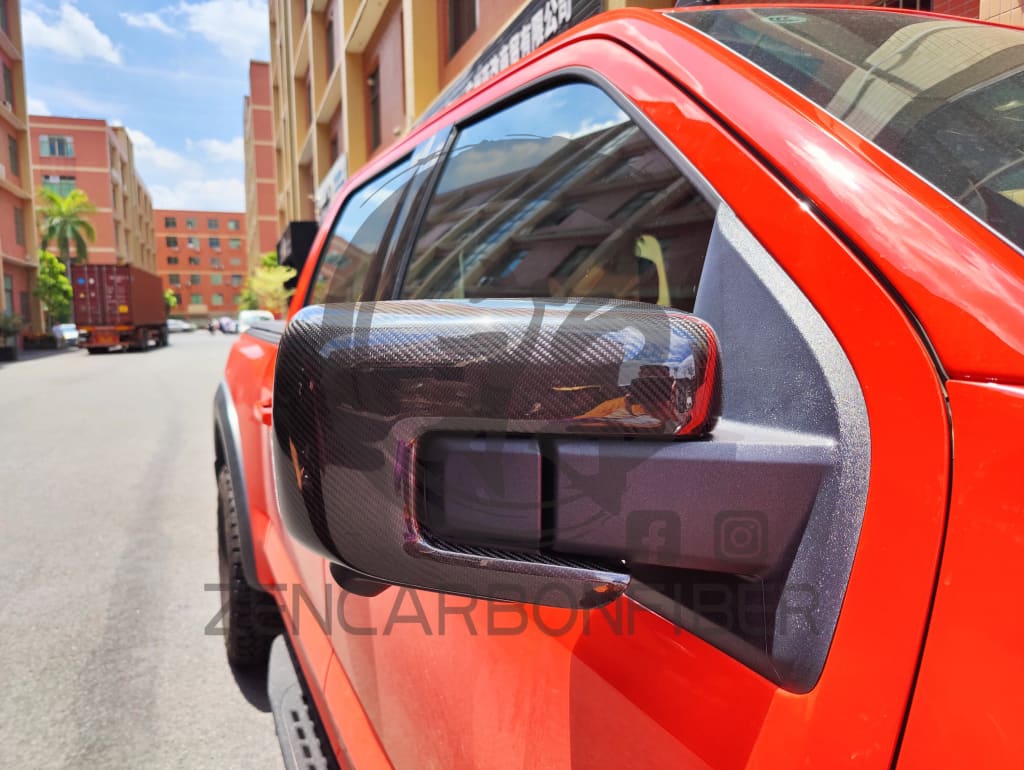 2021 + Ford F150/Raptor Carbon Fiber Mirror Covers