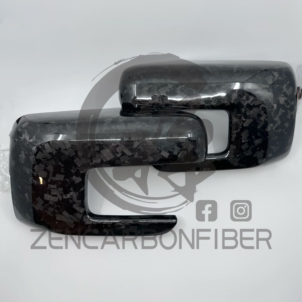 2021 + Ford F150/Raptor Carbon Fiber Mirror Covers Forged