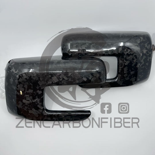 2021 + Ford F150/Raptor Carbon Fiber Mirror Covers Forged