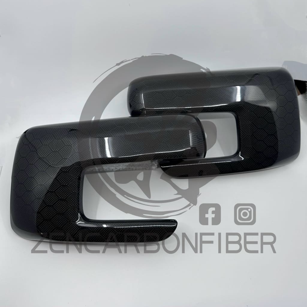 2021 + Ford F150/Raptor Carbon Fiber Mirror Covers Honeycomb