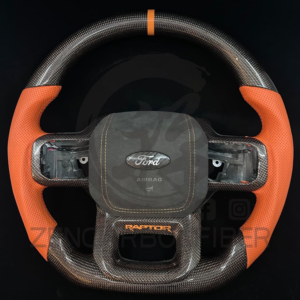 2021 + Ford F150 Raptor Carbon Fiber Steering Wheel Steering Wheel