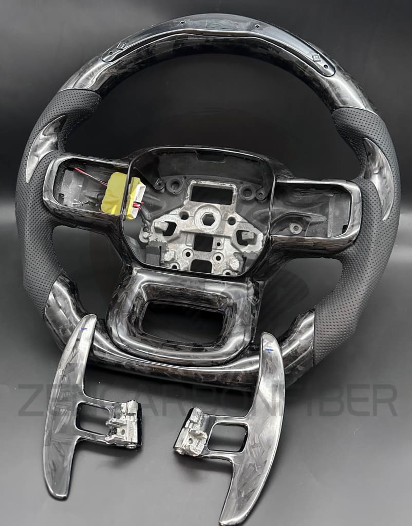 2021+ Ford F150 Raptor Carbon Fiber Steering Wheel - Steering Wheels