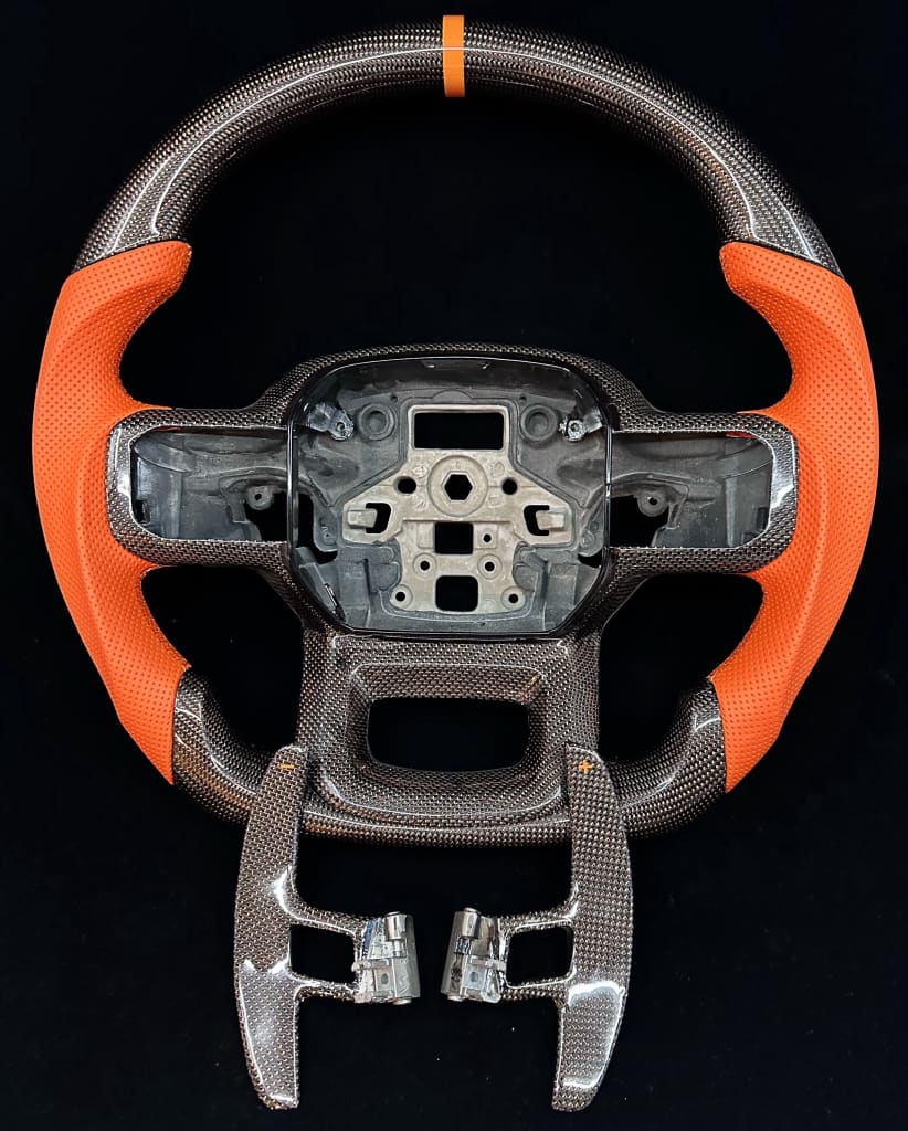 2021+ Ford F150 Raptor Carbon Fiber Steering Wheel - Steering Wheels