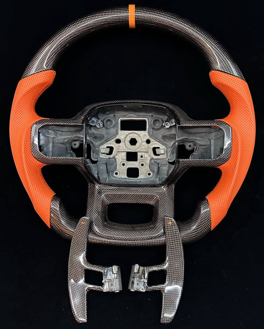 2021+ Ford F150 Raptor Carbon Fiber Steering Wheel - Steering Wheels