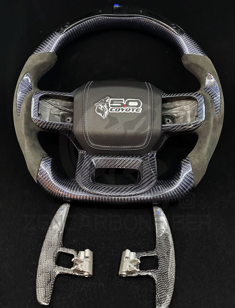 2021 + Ford F150 Raptor Carbon Fiber Steering Wheel Steering Wheels