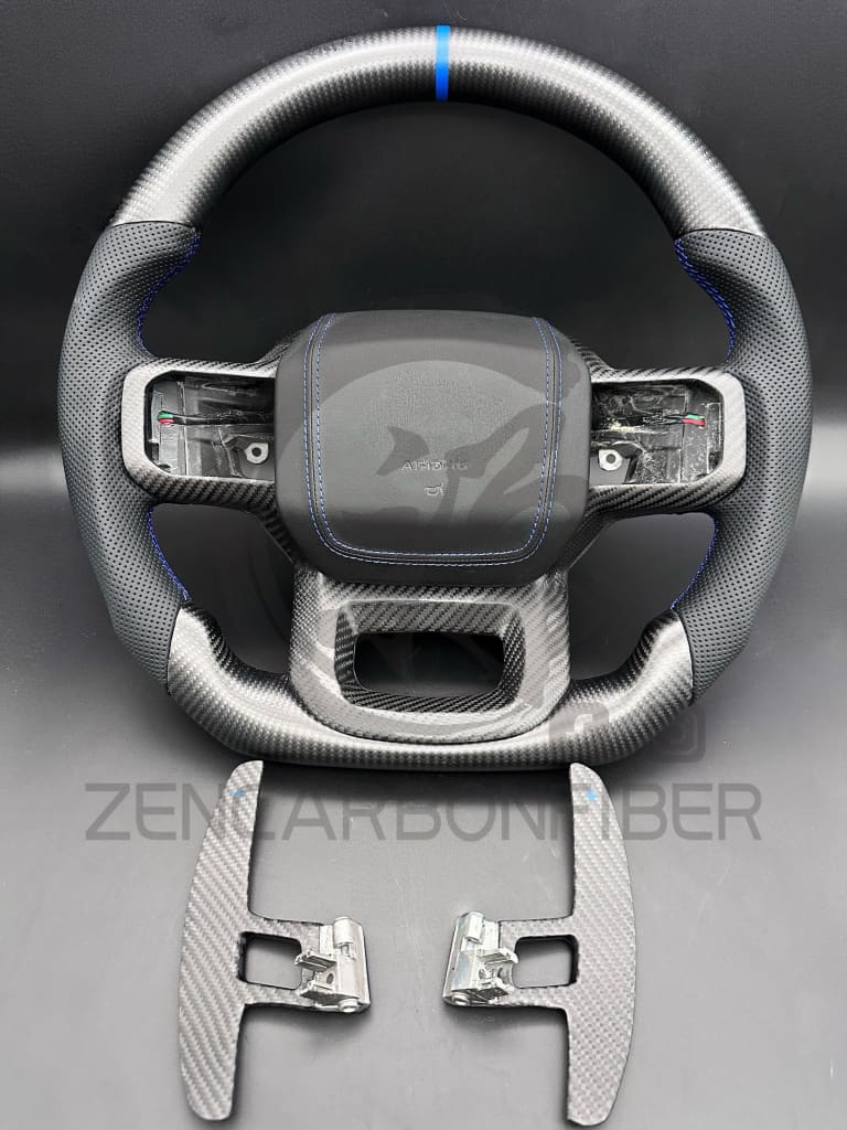 2021+ Ford F150 Raptor Carbon Fiber Steering Wheel - Steering Wheels