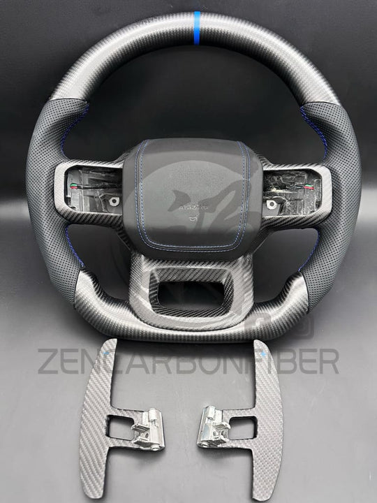 2021+ Ford F150 Raptor Carbon Fiber Steering Wheel - Steering Wheels