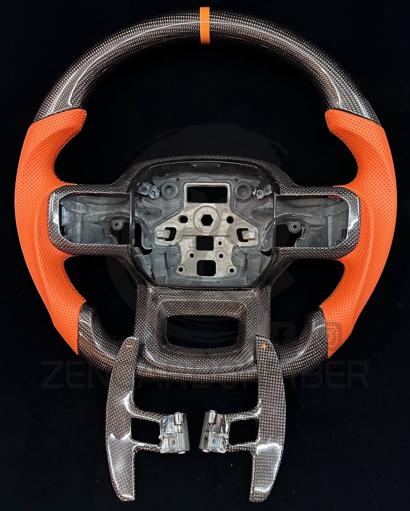 2021+ Ford F150 Raptor Carbon Fiber Steering Wheel - Steering Wheels