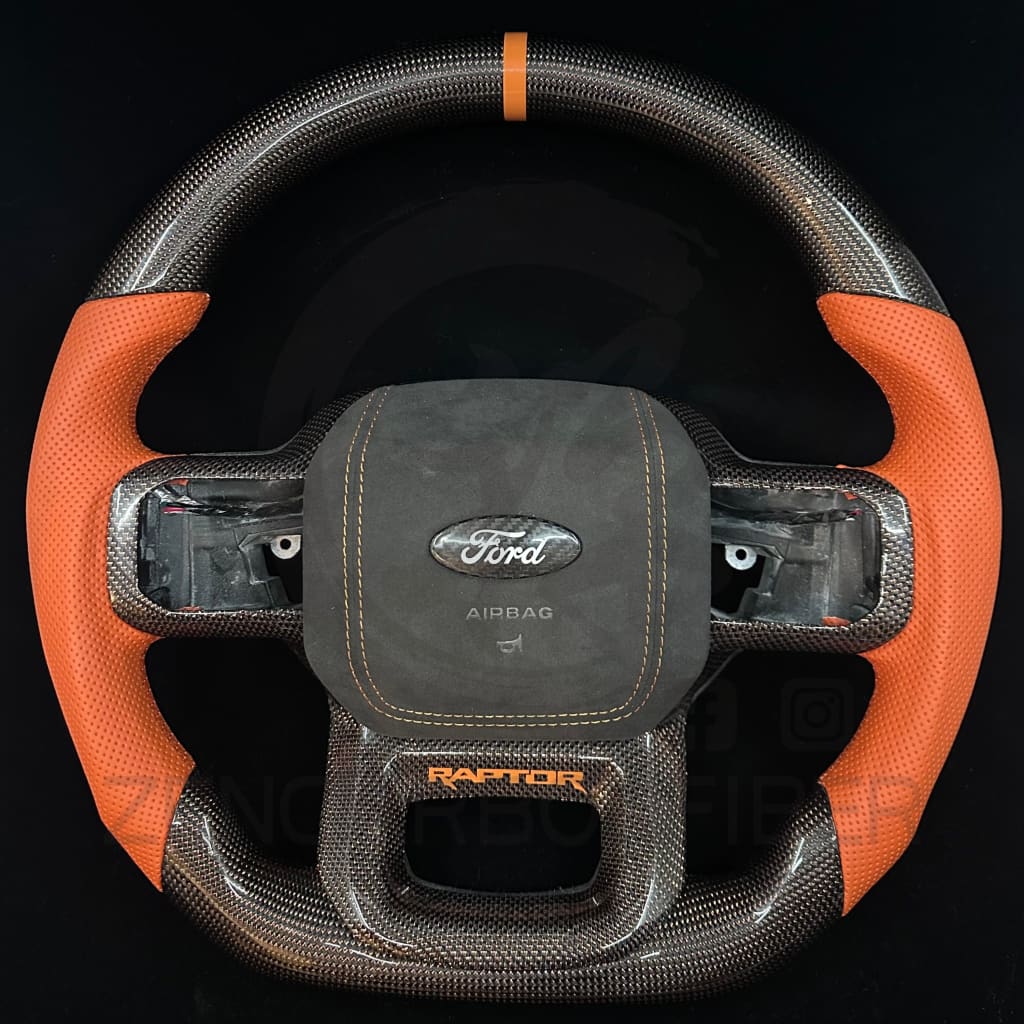 2021 + Ford F150 Raptor Carbon Fiber Steering Wheel Steering Wheel
