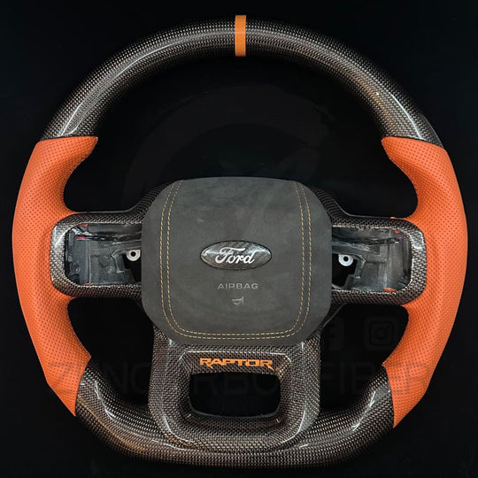 2021 + Ford F150 Raptor Carbon Fiber Steering Wheel Steering Wheel