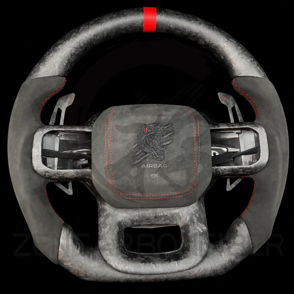 2021+ Ford F150 Raptor Carbon Fiber Steering Wheel - Steering Wheels