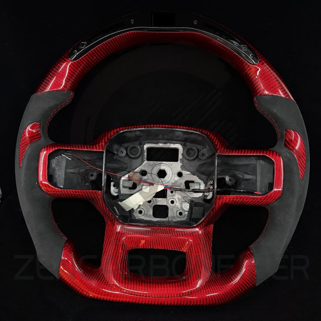 2021+ Ford F150 Raptor Carbon Fiber Steering Wheel - Steering Wheels