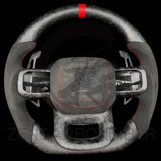 2021+ Ford F150 Raptor Carbon Fiber Steering Wheel - Steering Wheels