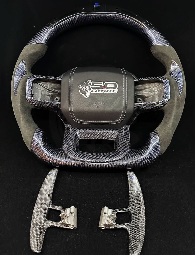 2021 + Ford F150 Raptor Carbon Fiber Steering Wheel Steering Wheels