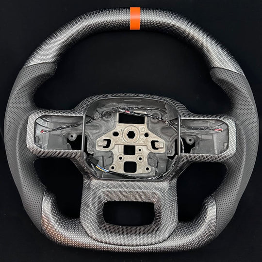 2021+ Ford F150 Raptor Carbon Fiber Steering Wheel - Steering Wheels