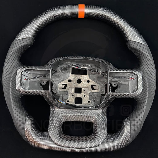 2021+ Ford F150 Raptor Carbon Fiber Steering Wheel - Steering Wheels