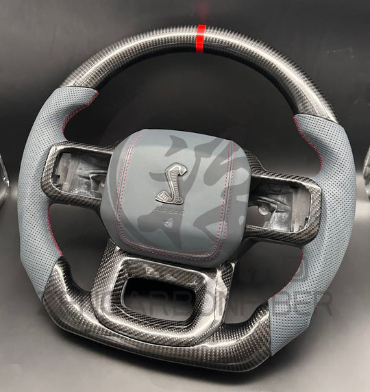 2021 + Ford F150 Raptor Carbon Fiber Steering Wheel