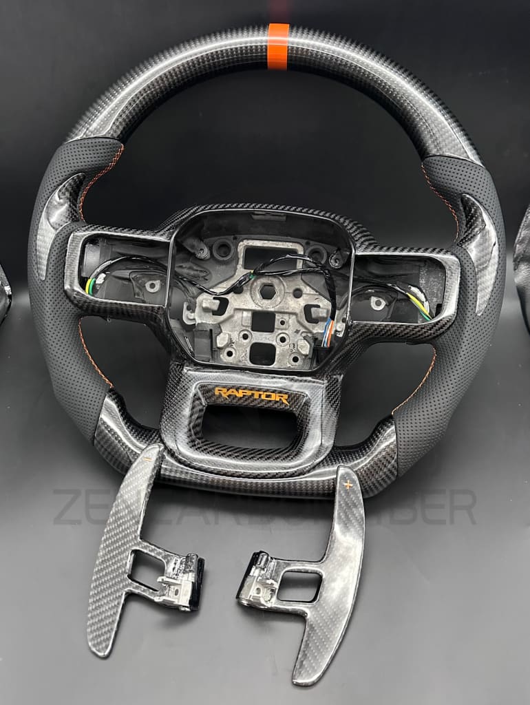 2021 + Ford F150 Raptor Carbon Fiber Steering Wheel Steering Wheel