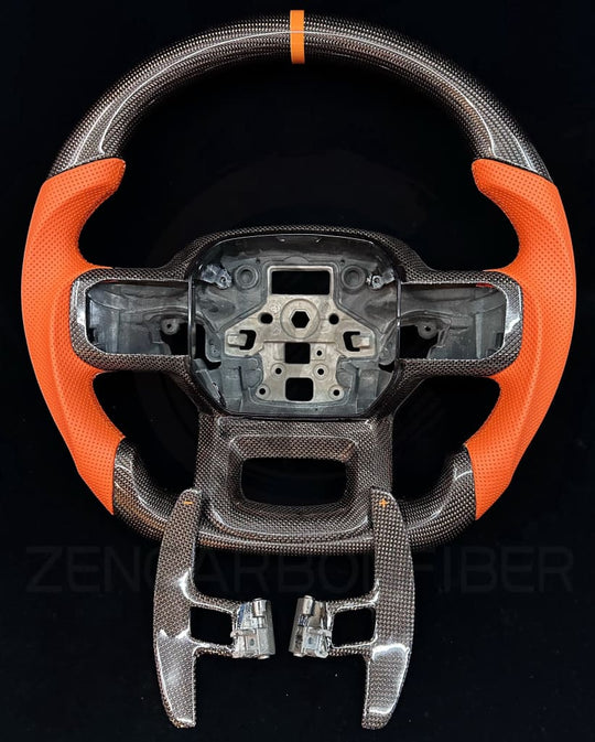 2021+ Ford F150 Raptor Carbon Fiber Steering Wheel - Steering Wheels
