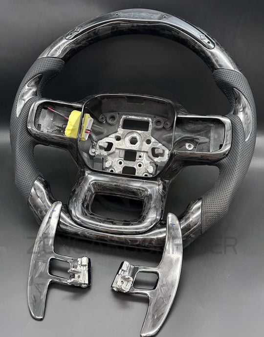 2021+ Ford F150 Raptor Carbon Fiber Steering Wheel - Steering Wheels