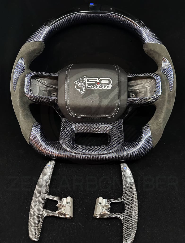 2021 + Ford F150 Raptor Carbon Fiber Steering Wheel Steering Wheels