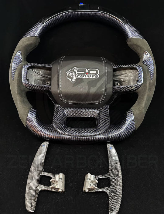 2021 + Ford F150 Raptor Carbon Fiber Steering Wheel Steering Wheels