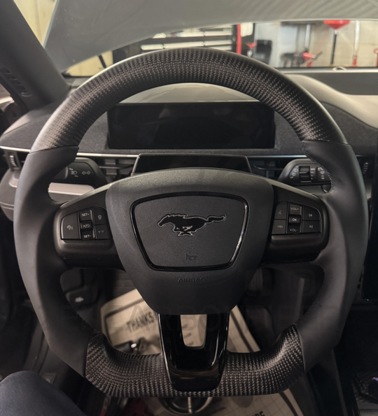2021 + Ford Mustang Mach-E Carbon Fiber Steering Wheel Steering Wheels
