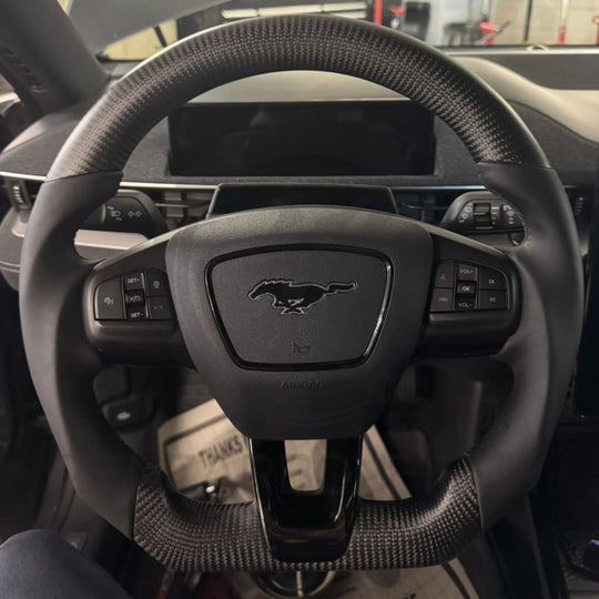 2021 + Ford Mustang Mach-E Carbon Fiber Steering Wheel Steering Wheels