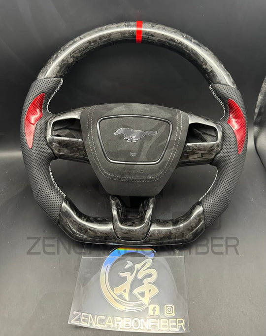 2021+ Ford Mustang Mach-E Carbon Fiber Steering Wheel