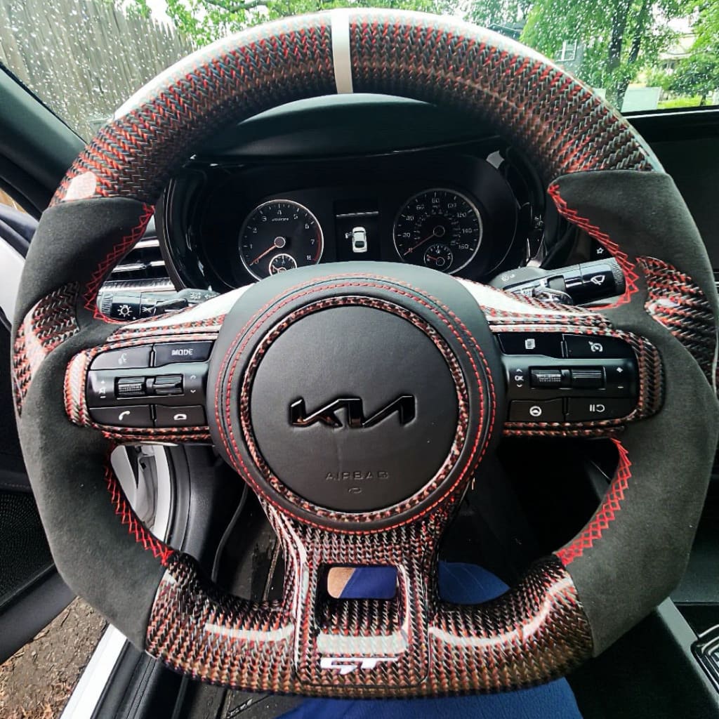 2021+ KIA K5 Carbon Fiber Steering Wheel - Steering Wheels