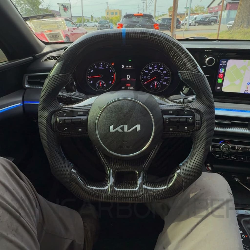 2021+ KIA K5 Carbon Fiber Steering Wheel - Steering Wheels