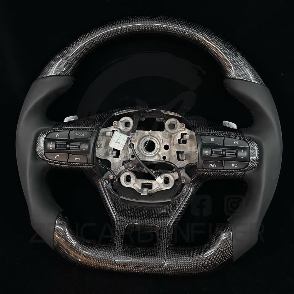 2021 + KIA K5 Carbon Fiber Steering Wheel Steering Wheels