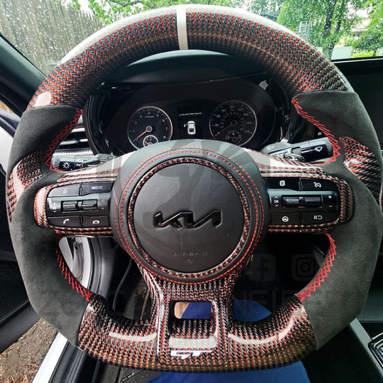 2021+ KIA K5 Carbon Fiber Steering Wheel - Steering Wheels
