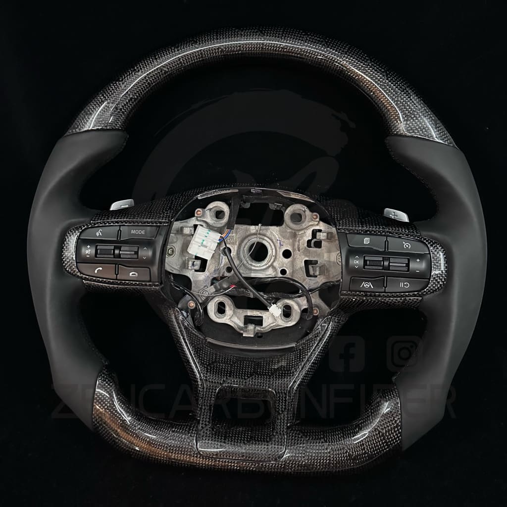 2021 + KIA K5 Carbon Fiber Steering Wheel Steering Wheels