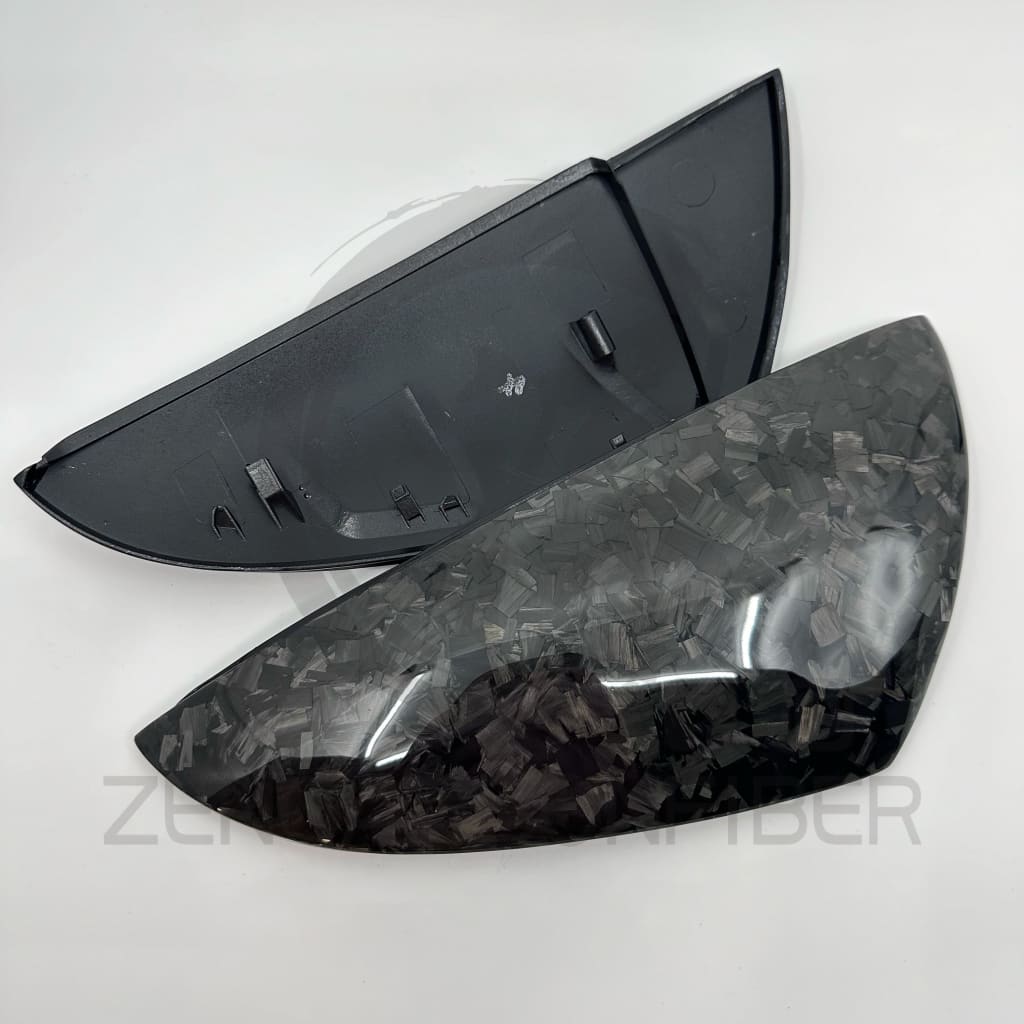 2021 + Lexus 4IS/2020 + RC Winglet Carbon Fiber Mirror Caps Replacement Forged carbon fiber