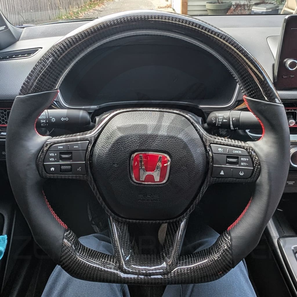 2022+ 11th Gen Honda Civic/Accord/Acura Integra Carbon Fiber Steering Wheel Steering Wheels