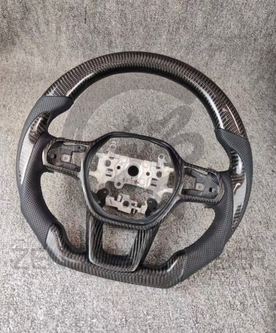 2022+ 11Th Gen Honda Civic Carbon Fiber Steering Wheel