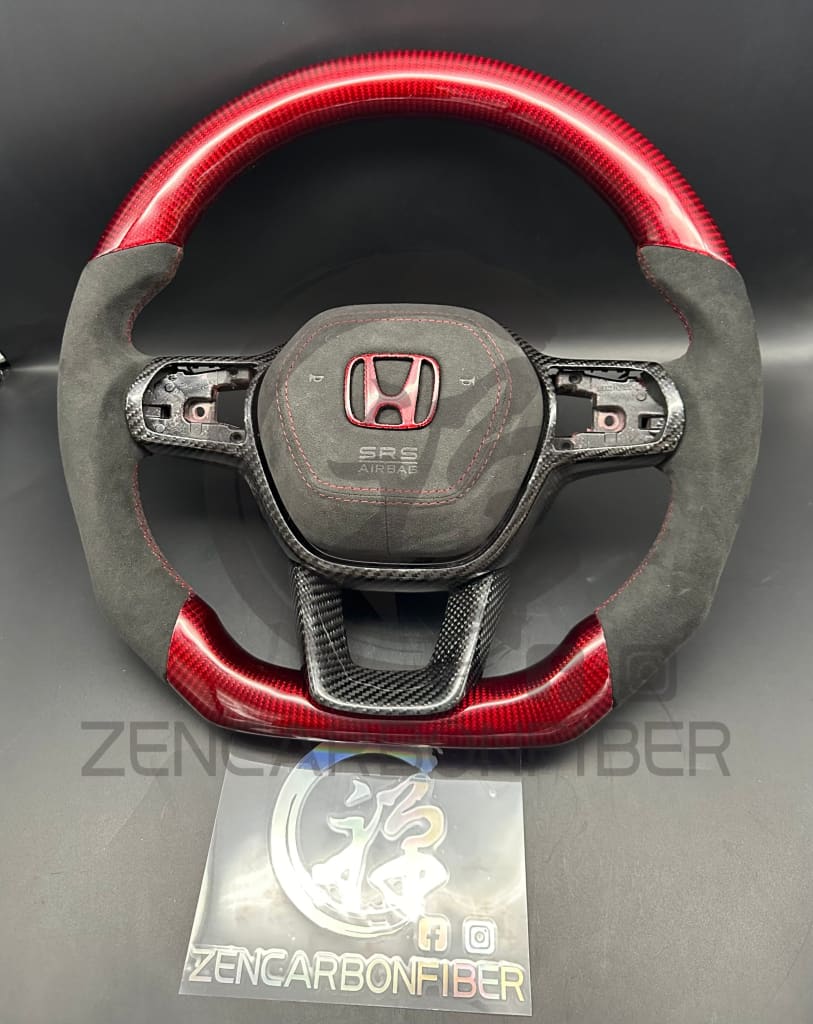 2022 + 11Th Gen Honda Civic Carbon Fiber Steering Wheel