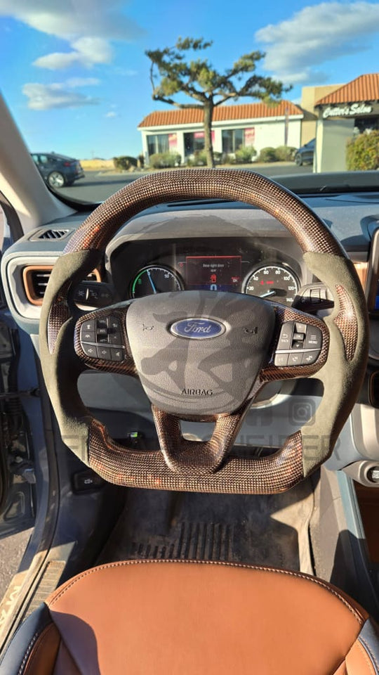 2022 + Ford Maverick Carbon Fiber Steering Wheel Steering Wheel