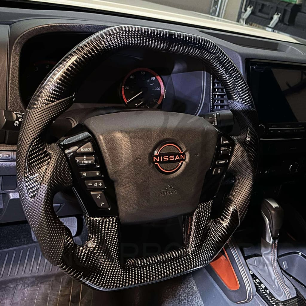 2022+ Nissan Frontier Carbon Fiber Steering Wheel - Steering Wheels