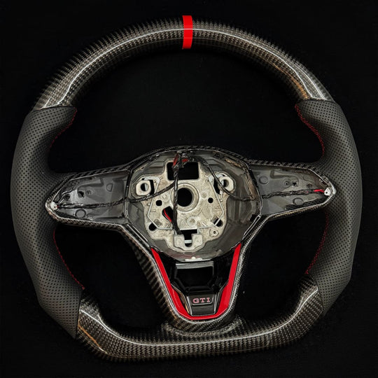2022+ Volkswagen/VW Golf MK8 GTI/R/Jetta GLI Carbon Fiber Steering Wheel Steering Wheels