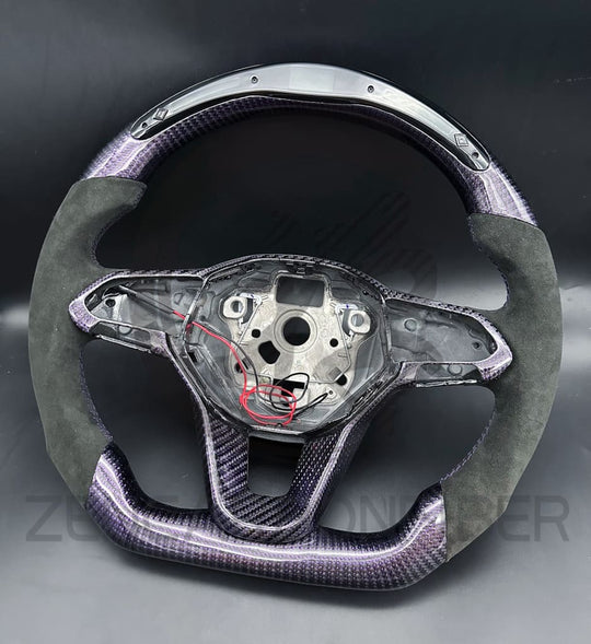 2022 + Volkswagen Golf Mk8 Gti/R/Jetta Gli Carbon Fiber Steering Wheel