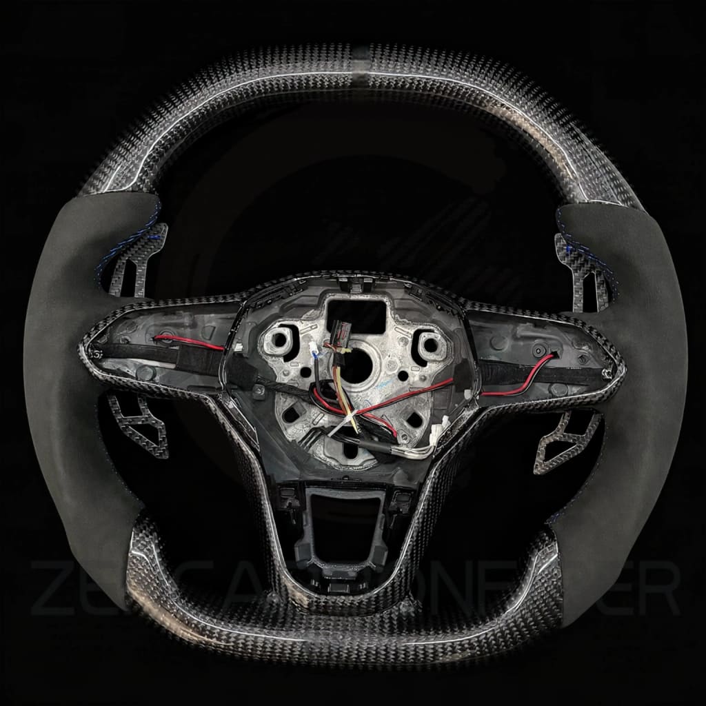 2022+ Volkswagen/VW Golf MK8 GTI/R/Jetta GLI Carbon Fiber Steering Wheel - Steering Wheels
