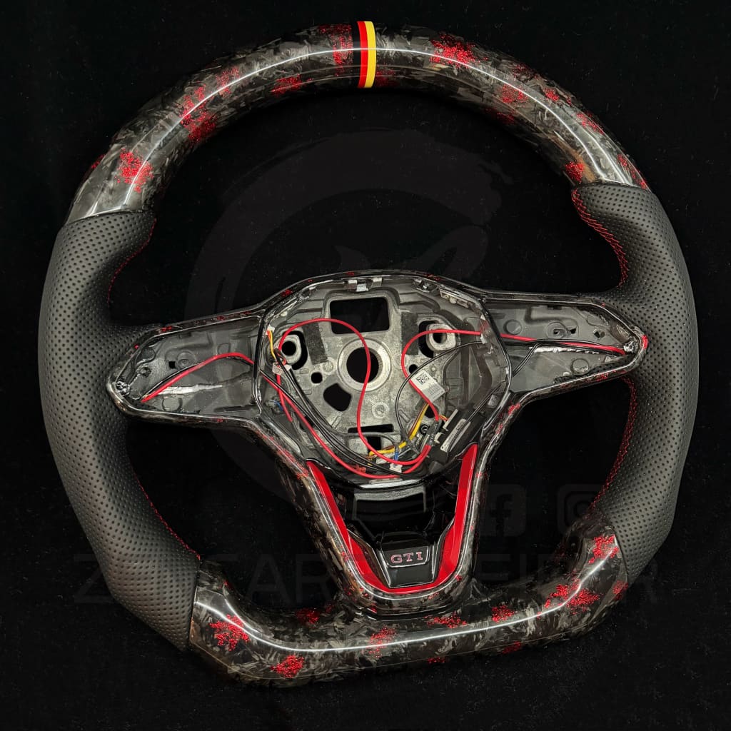 2022+ Volkswagen/VW Golf MK8 GTI/R/Jetta GLI Carbon Fiber Steering Wheel Steering Wheels