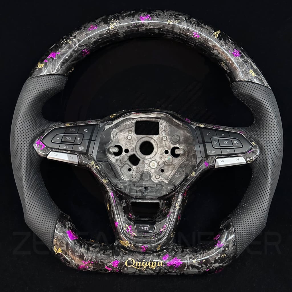2022 + Volkswagen/VW Golf MK8 GTI/R/Jetta GLI Carbon Fiber Steering Wheel Steering Wheels