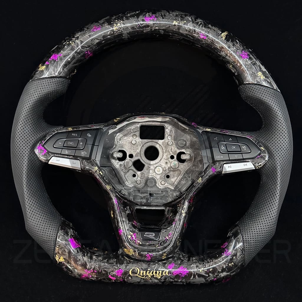 2022 + Volkswagen/VW Golf MK8 GTI/R/Jetta GLI Carbon Fiber Steering Wheel Steering Wheels