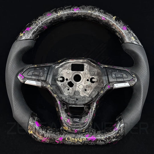 2022 + Volkswagen/VW Golf MK8 GTI/R/Jetta GLI Carbon Fiber Steering Wheel Steering Wheels